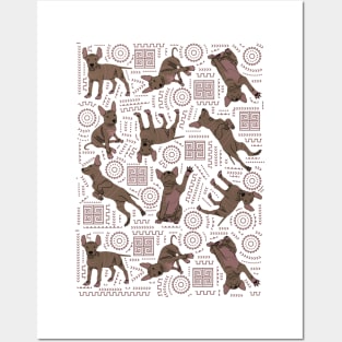 Mexican Hairless Dog Puppies Posters and Art